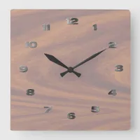 Clock - Lightened Woodgrain with metal numbers