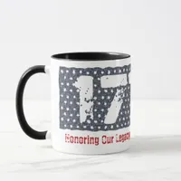 Patriotic 1776 Distressed Flag  Mug