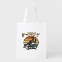 Humor Gothic F Caw F Funny Crow Creative Style Grocery Bag