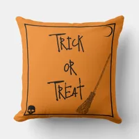 Halloween Trick or Treat  Throw Pillow