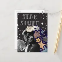 Star Stuff Magical Woman Collage Postcard