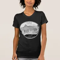 State Quarter of Iowa Reverse Side Faux T-Shirt