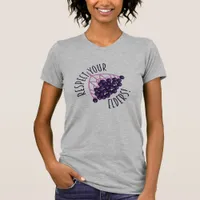 Respect Your Elders Funny Elderberries Food Pun T-Shirt