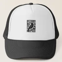 Retro F Caw F Crow Funny Saying Meme Design Trucker Hat