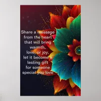 Heartfelt Words: A Personalized Gift of Love  Poster