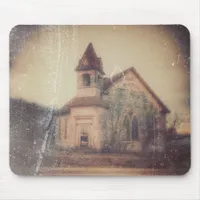 Abandoned Rural Church Mouse Pad