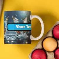 Swimming Butterfly Coffee Mug