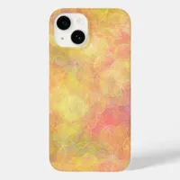 Peach, Coral, Yellow Abstract Bubbles  Case-Mate iPhone 14 Case