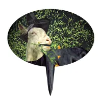 Halloween Wizard Goat Cake Topper