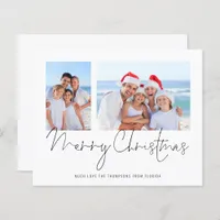 Budget 2 Photo Script Merry Christmas Florida
