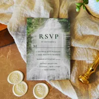 Beautiful Waterfall Wedding RSVP