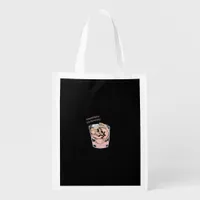 Till Death Do Us Part – Cute Sloth Meets Death Grocery Bag