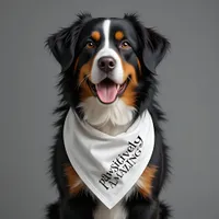 Funny Pawsitively Amazing Pet Bandana Collar