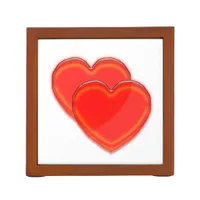 Desk Organizer - Heart Framed Image