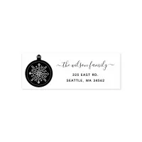 Cute Scandinavian Ornament Nordic Return Address Self-inking Stamp