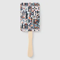 4th of July Generative Pattern Hand Fan