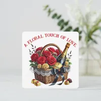 A Floral Touch Of Love - Valentine's Day Card