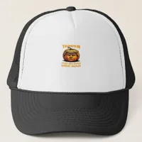 Halloween Trumpkin Make Halloween Great Again Trucker Hat