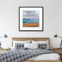 Downloadable Calm Waves of Tranquility Art  Framed Art