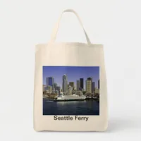 Seattle Ferry Washington State Tote Bag
