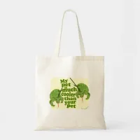 My Pet Komodo Dragon Cute Cartoon Slogan Tote Bag