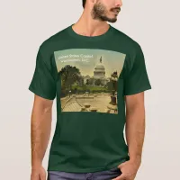 United States Capitol from Library Steps Date 1898 T-Shirt