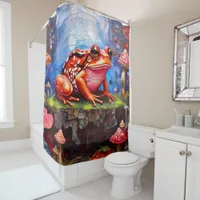 Costa Rican Poison Dart Frog Shower Curtains