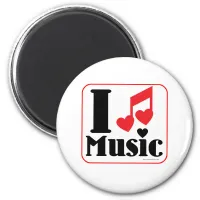 I love music! magnet