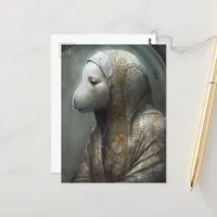 A Manatee in Robes Postcard