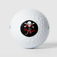 Jolly Roger A Monogram Initial Golf Balls