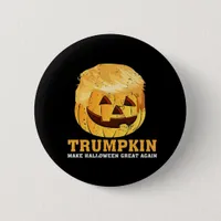 Funny  Pumpkin Trumpkin Halloween  Button