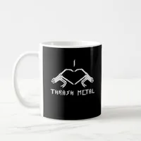 Thrash Skeleton Hands Heart Classic Coffee Mug