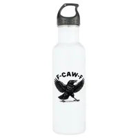 F-Caw-F Bird Lover’s Humorous Pun Stickers Essenti Stainless Steel Water Bottle