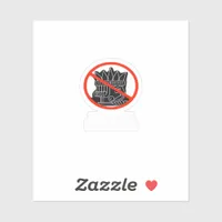 No Kings In The USA America Say No King Classic Re Sticker