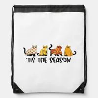 Funny Tis The Season Spooky Halloween Costume Drawstring Bag