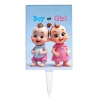 Gender Reveal Cake Topper