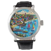 Martha's Vineyard | Colorful Abstract Art Watch