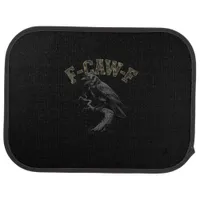 Crow F-Caw-F Funny Bird Car Floor Mat