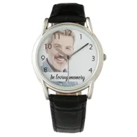 Custom photo memorial male watch