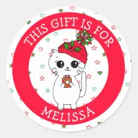 This Gift is for Christmas Gift Tag