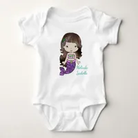 Personalized Mermaid Baby One Piece Tshirt