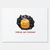 Trick Or Halloween Scary Clown Sign