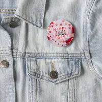 Happy Galentine's Day Food & Spirits Party Button