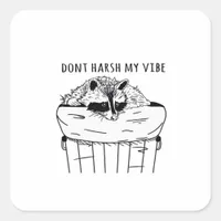 Goblincore Dont Harsh My Vibe Classic Square Sticker