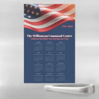 Family Command Center • 1776–2026 Calendar Magnetic Dry Erase Sheet