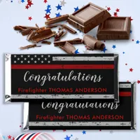Firefighter Graduation Party Congratulations  Hers Hershey Bar Favors