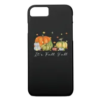 It’s Fall Y’all Halloween Pumpkin Autumn Leaves Th iPhone 8/7 Case