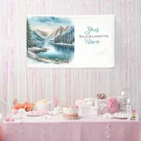 Winter Lake bridal shower bachelorette Banner