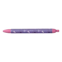 Pretty Pink and Purple Butterflies Pen