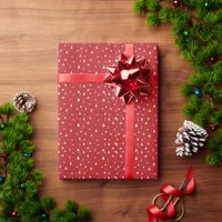 Christmas Trees and Snowflakes Wrapping Paper